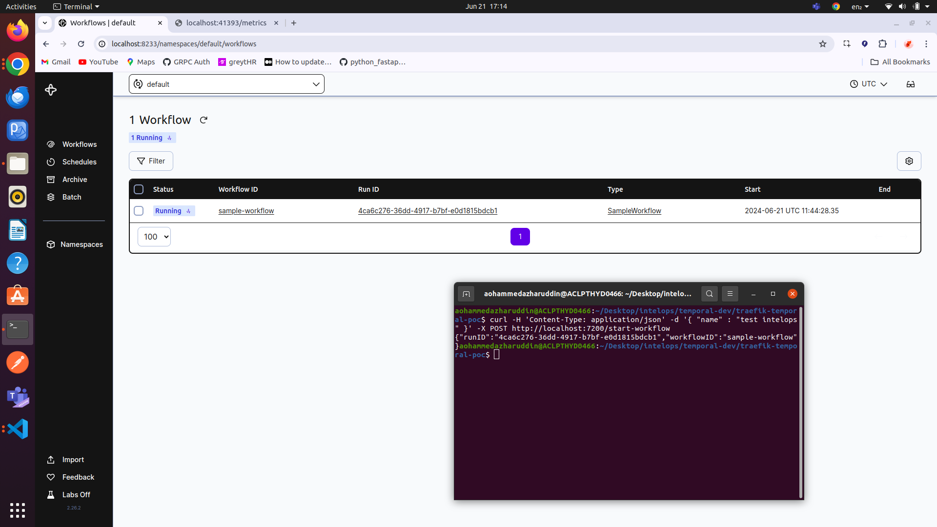 temporal-dashboard-running